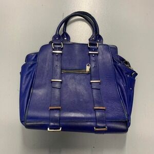Vintage Miss Sixty Electric Blue Leather Satchel